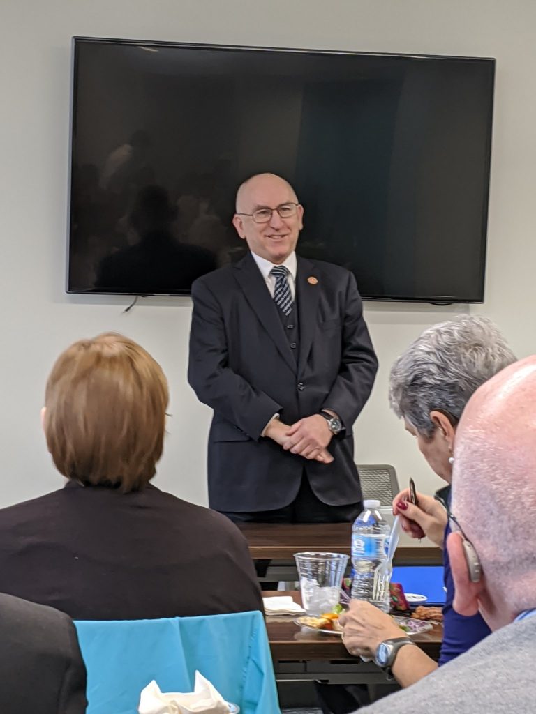 State Senator Richard Briggs, from Knoxville, joined us and provided some insights into mental health advocacy and the TN legislature. 